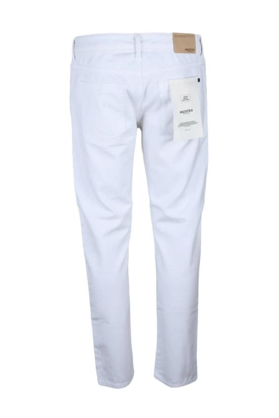 25SS 인코텍스 데님 흰색 면 린넨 청바지 - INCOTEX