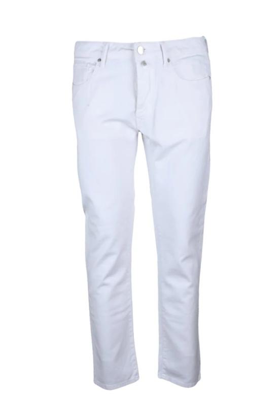 25SS 인코텍스 데님 흰색 면 린넨 청바지