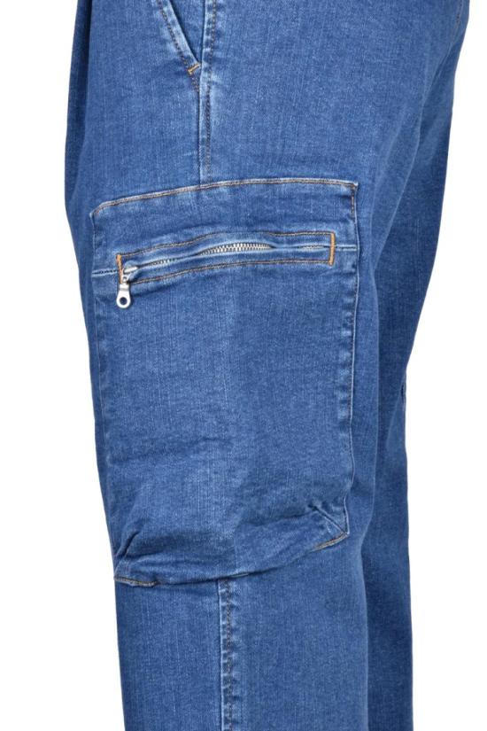  주카 데님 카고 진 - 블루 - ZUCCA