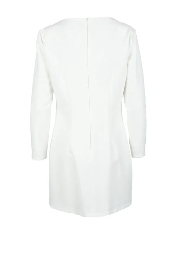  Spell By Access Fashion 숏 원피스 긴 드레스 - 흰색 - ACCESS FASHION