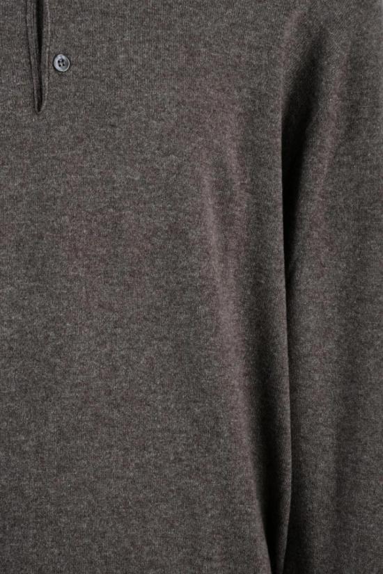  하위코 폴로 티셔츠 캐시미어 니트 폴로 셔츠 - 브라운 - HAWICO