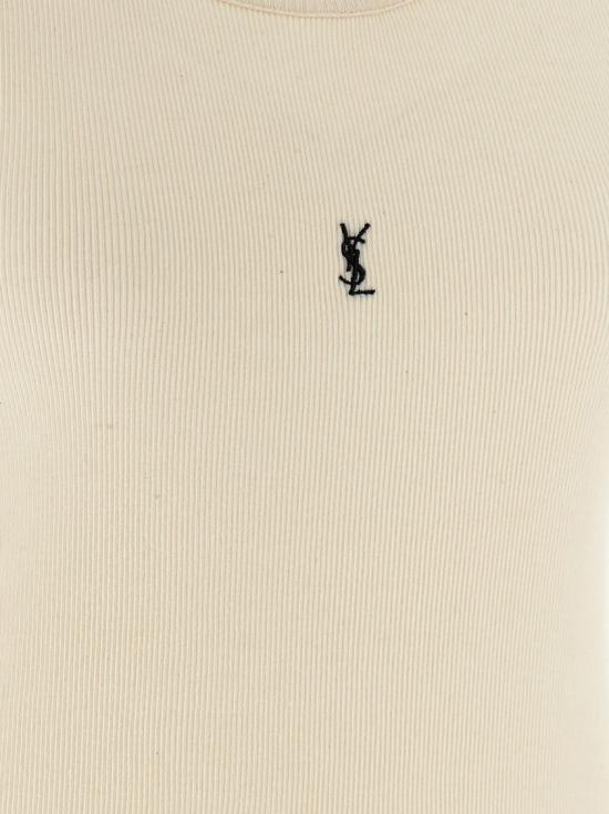 26SS 생로랑 민소매 티셔츠 823603Y37EC9469 Neutrals - SAINT LAURENT