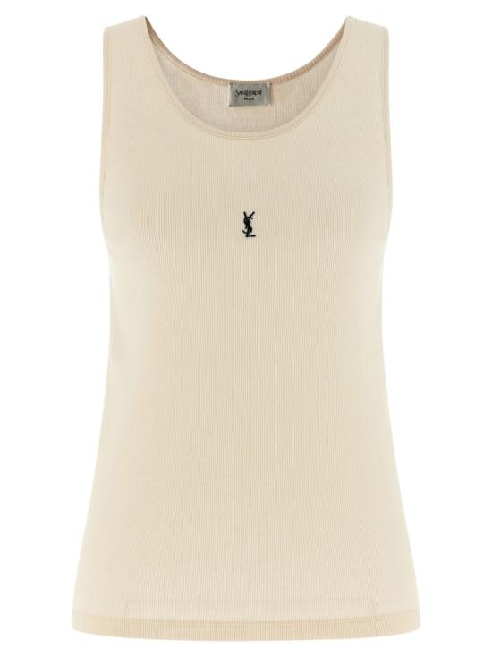 26SS 생로랑 민소매 티셔츠 823603Y37EC9469 Neutrals