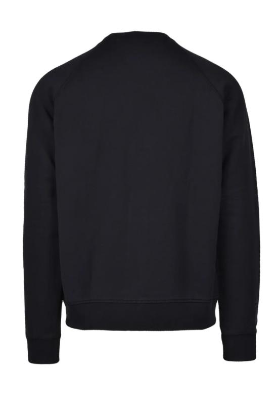  디스퀘어드2 긴팔 티셔츠 면 크루넥 스웨트셔츠 - 블랙 - DSQUARED2
