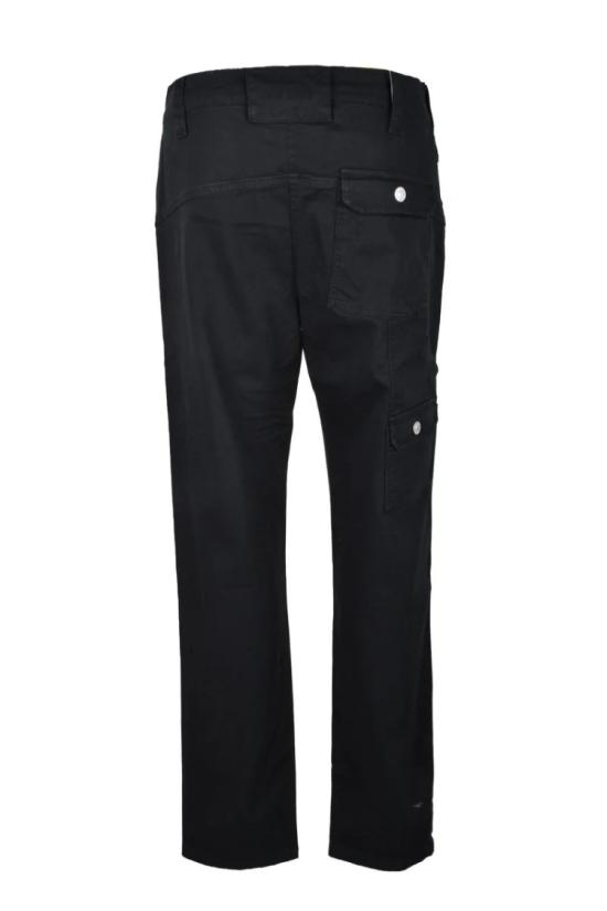  New Utility 스트레이트 팬츠 면바지 - 검정색 - OTHER BRANDS