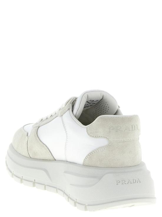 26SS 프라다 스니커즈 1E021OF045D7CF0009 White - PRADA