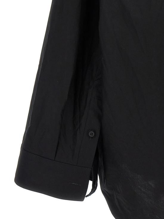 25FW 발렌시아가 서스펜디드 셔츠 드레스 809049TNM601000 Black - BALENCIAGA