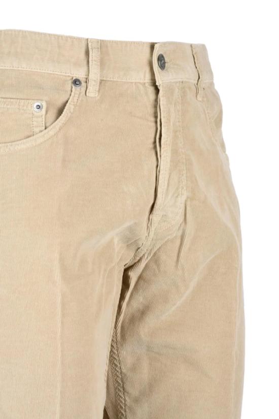  돈답 데님 아이콘 벨벳 팬츠 - 베이지 - DONDUP