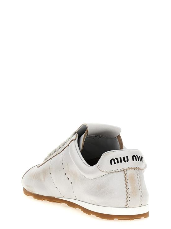 26SS 미우미우 스니커즈 5E114EF0053H02F0009 White - MIU MIU