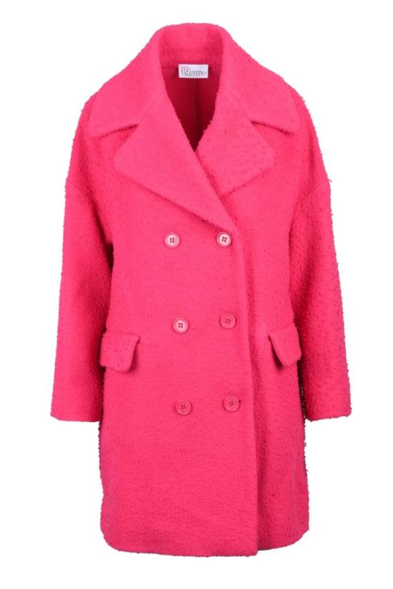  레드발렌티노 코트 더블 브레스트  - 푸시아