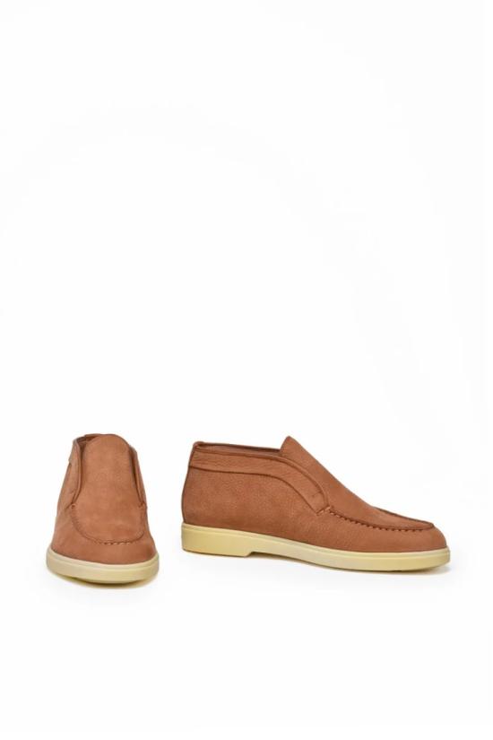 25SS 산토니 부츠 스웨이드 앵클  - 베이지 - SANTONI
