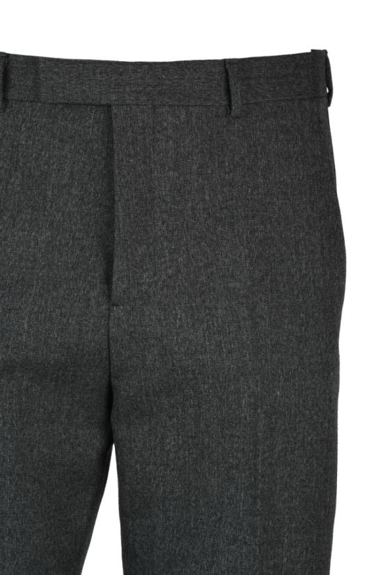  디올 팬츠 버진 울 실크 바지 - 회색 - DIOR