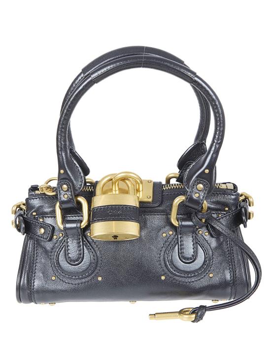 26SS 끌로에 스몰 그레인드 레더 패딩턴 백 CH26SS805P75001 Grey