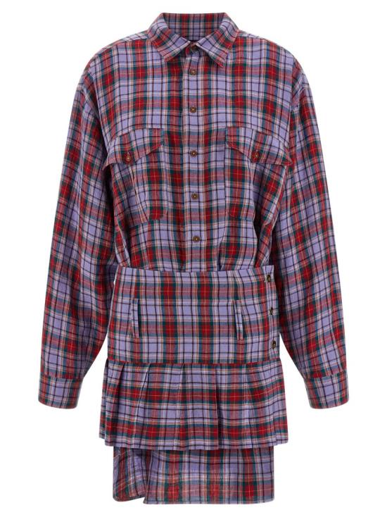 26SS 비비안웨스트우드 숏 원피스 110103A4W01C6O102 Grey