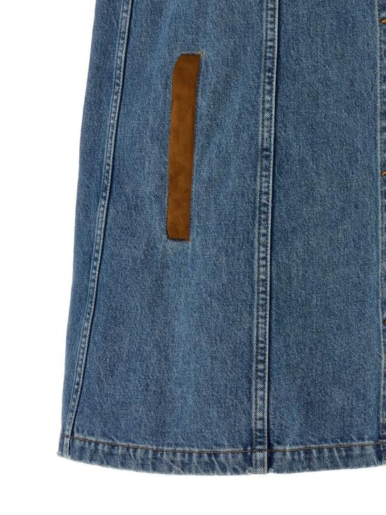 26SS 베르사체 데님 원피스 10226951A167511D800 Grey - VERSACE