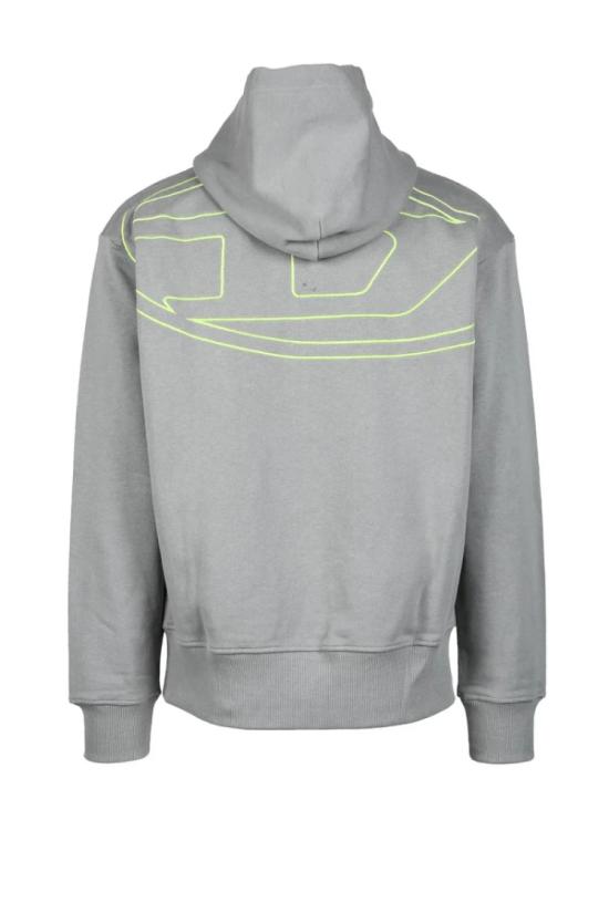  디젤 탑 남성용 스웨트셔츠 - 라이트 그레이 - DIESEL