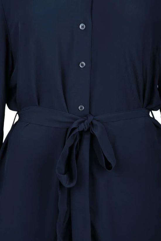 25SS 타미힐피거 롱 원피스 셔츠형  - 블루 - TOMMY HILFIGER