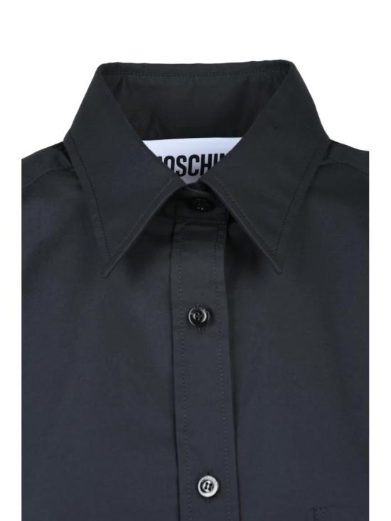 25SS 모스키노 셔츠 스트레치 셔츠 - 블랙 - MOSCHINO