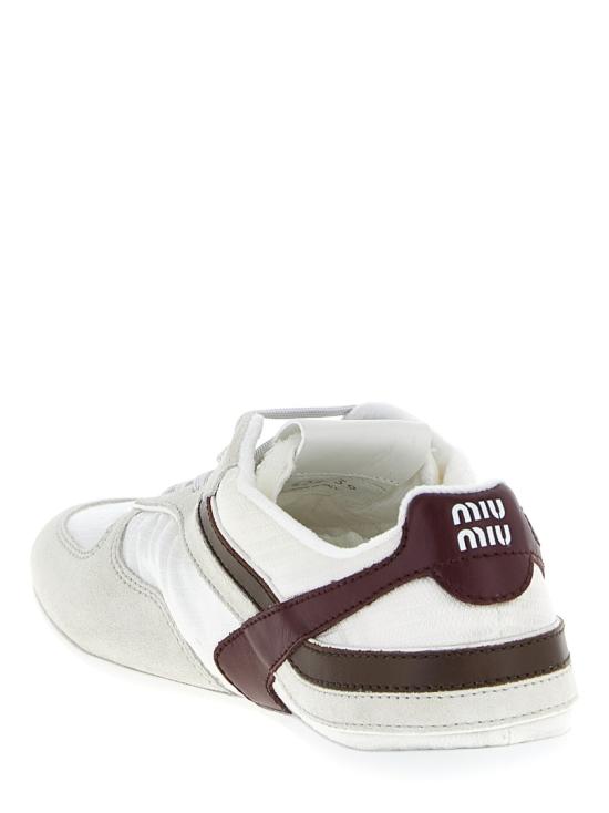 26SS 미우미우 스니커즈 5E428EFA00571LF0X97 White - MIU MIU