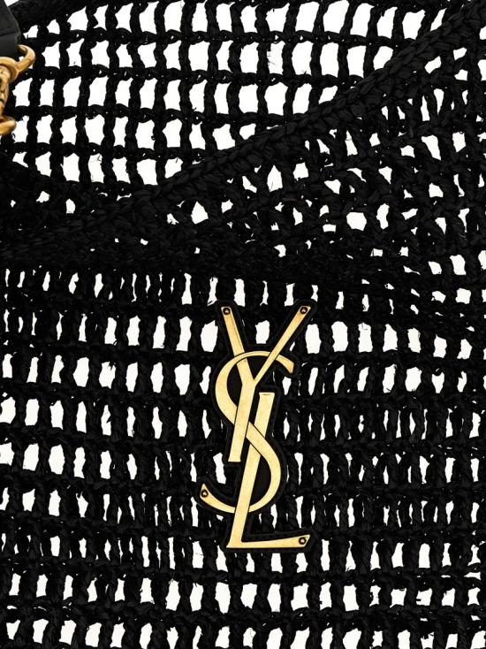 26SS 생로랑 옥살리스  라피아 마크라메 백 781289GAAFE1000 Black - SAINT LAURENT