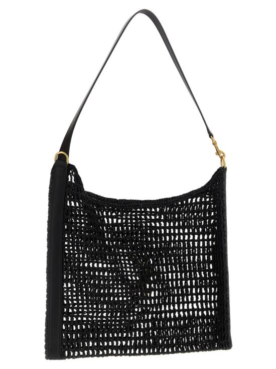 26SS 생로랑 옥살리스  라피아 마크라메 백 781289GAAFE1000 Black - SAINT LAURENT