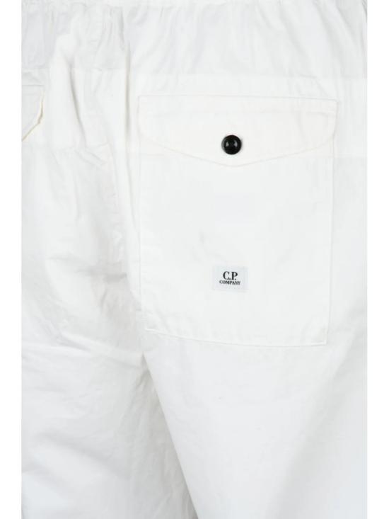 25SS 씨피 컴퍼니 팬츠 치노 , 허리 부분 고무줄 처리 - 흰색 - C.P. COMPANY