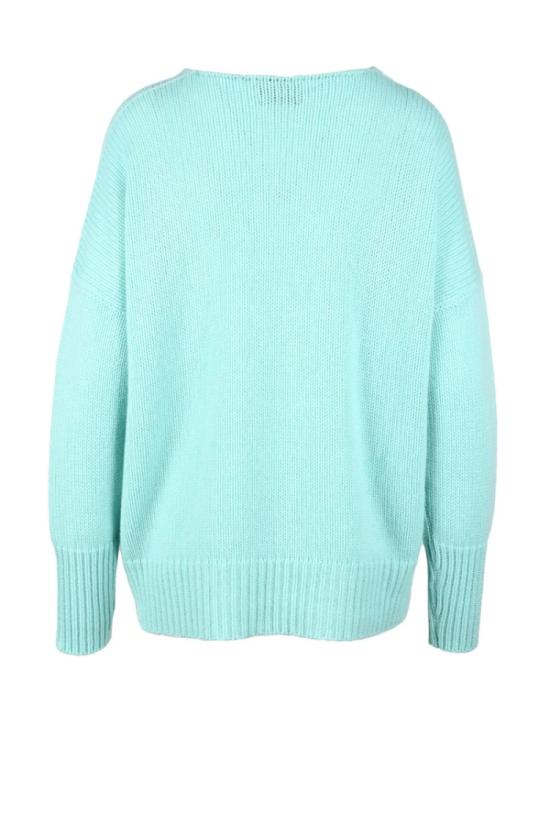  Nobili 스웨터 아쿠아 그린 캐시미어 스웨터 - OTHER BRANDS