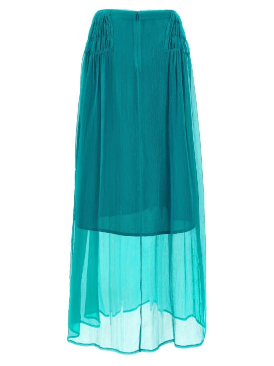 26SS 드리스 반 노튼 롱 스커트 2610108473040508 Blue - DRIES VAN NOTEN