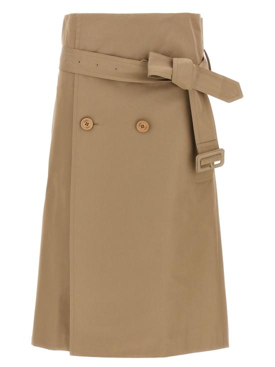 25SS 베트멍 미디 스커트 WA66SK400SBEIGE