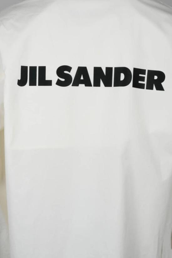 25SS 질샌더 자켓 면 포플린 재킷 - 화이트 - JIL SANDER