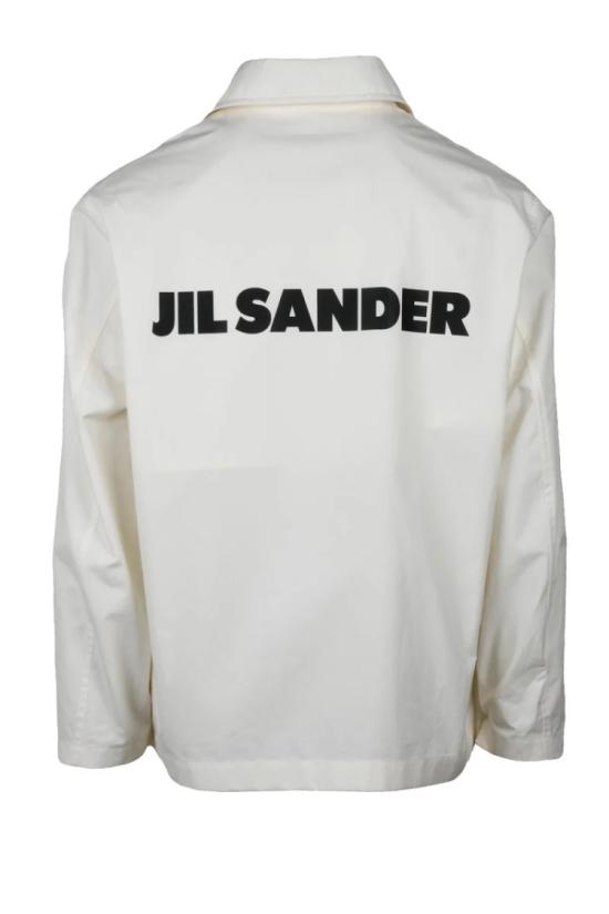 25SS 질샌더 자켓 면 포플린 재킷 - 화이트 - JIL SANDER
