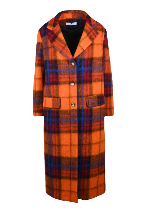  Oliver Horigamy 코트 롱 - 오렌지색