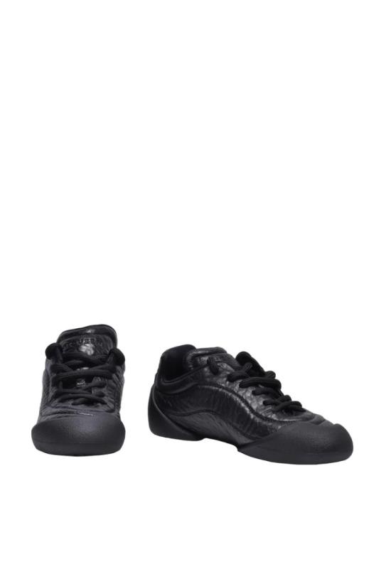  알렉산더 맥퀸 스니커즈 가죽  - 블랙 - ALEXANDER MCQUEEN