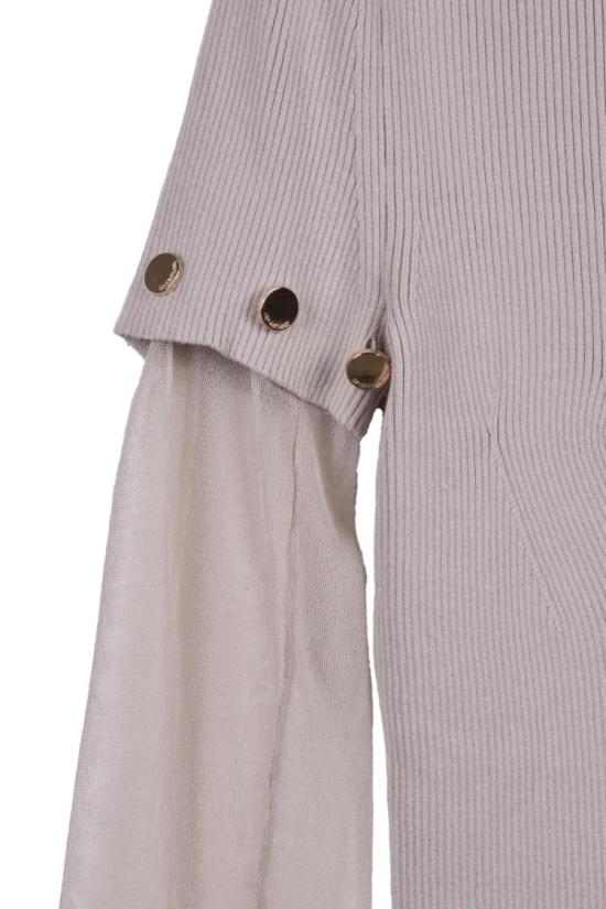  스포트막스 긴팔 티셔츠 재킷 안에 입는 상의 - 베이지색 - SPORTMAX
