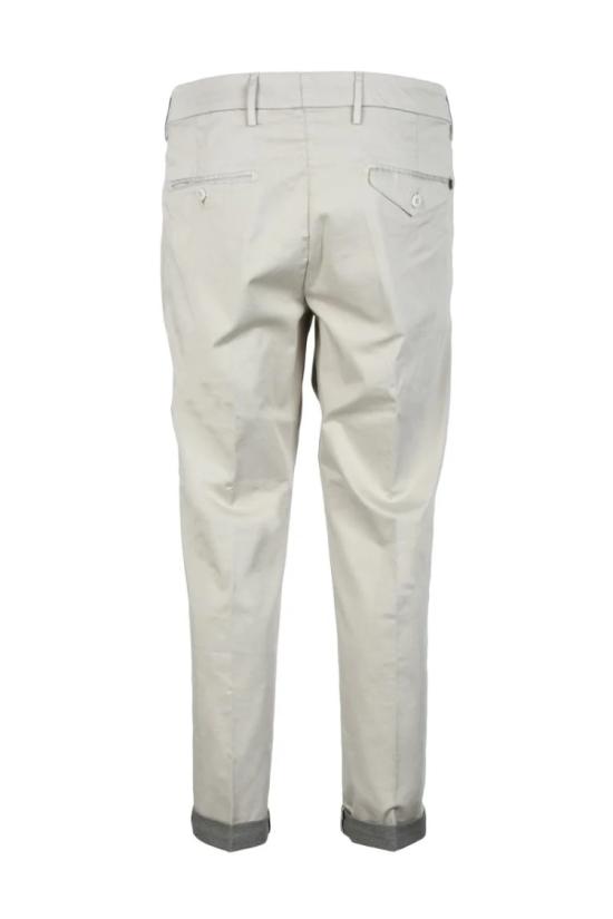  돈답 팬츠 베이지 슬림핏 크롭 - DONDUP