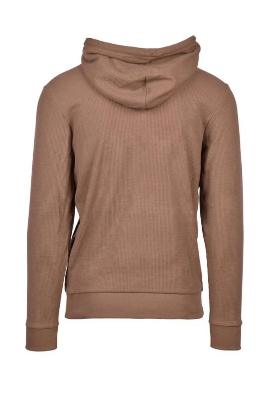  디젤 탑 지퍼 후드티 - 브라운 - DIESEL