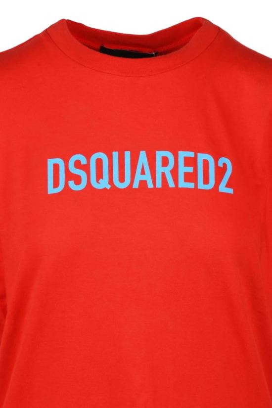 25SS 디스퀘어드2 반팔 티셔츠 크루넥 티셔츠 - 레드 - DSQUARED2