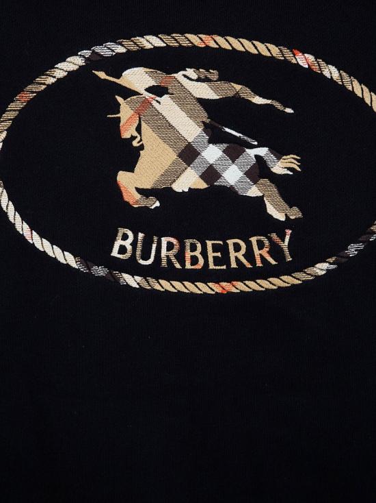 26SS 버버리 후드 티셔츠 8126449 A1189 Black - BURBERRY