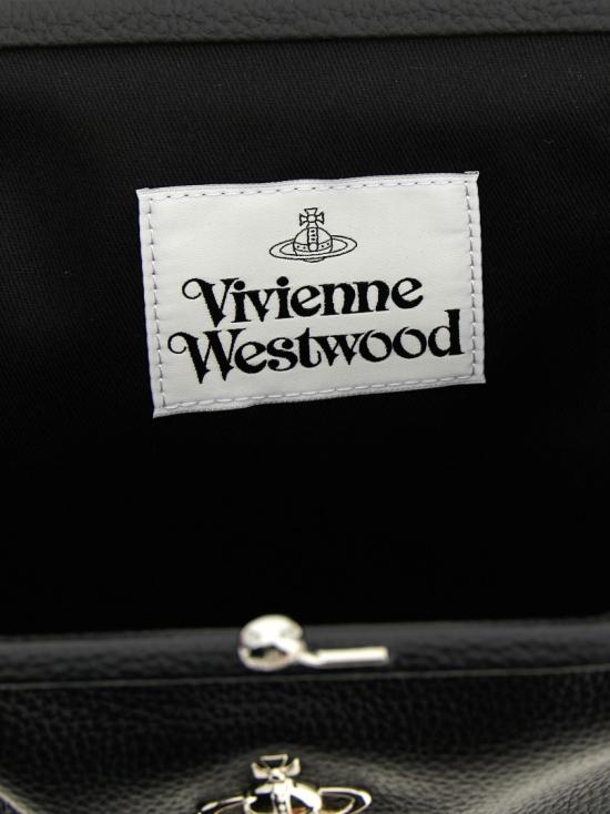 26SS 비비안웨스트우드 클라스프 클로저 비비안 숄더백 4B01001BWS000DN403 Black - VIVIENNE WESTWOOD