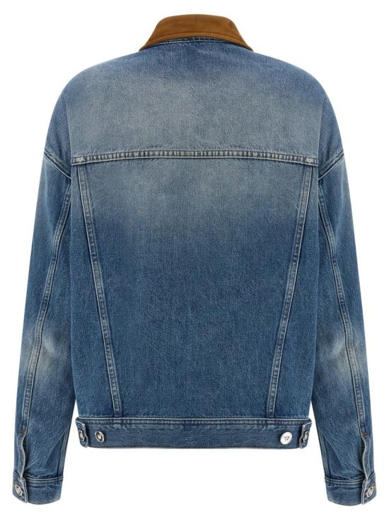 26SS 베르사체 데님 자켓 10226941A167511D800 Grey - VERSACE