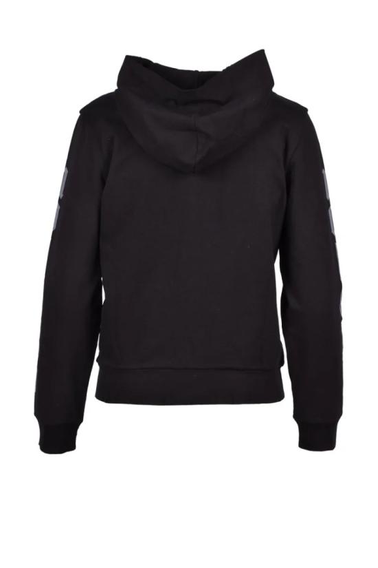  발렌시아가 후드 티셔츠 면 스판 스웨트셔츠 - 블랙 - BALENCIAGA