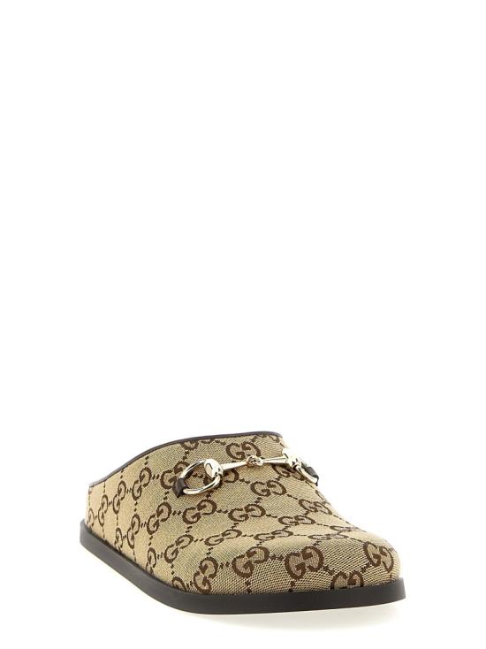 26SS 구찌 홀스빗 뮬 837130FAB102543 Neutrals - GUCCI