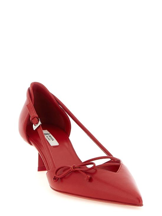 26SS 프라다 힐/펌프스 1I442OFB045011F0011 Red - PRADA