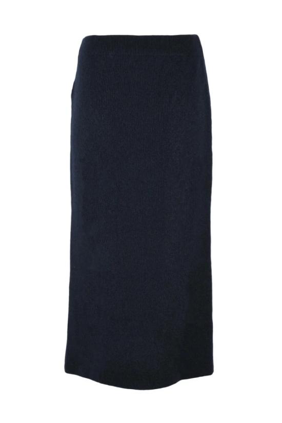  파비아나 필리피 롱 스커트 허리 부분이 고무줄 처리된 파란색 미디 - FABIANA FILIPPI