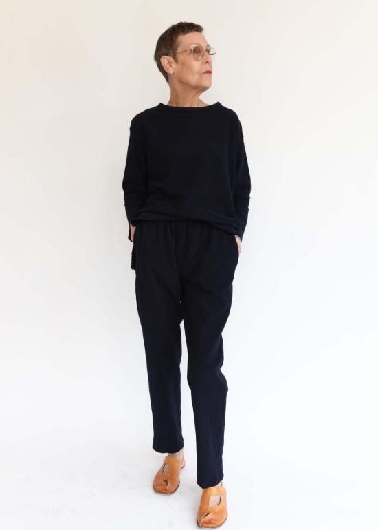  일레븐 스티치 긴팔 티셔츠 비치 티 - ELEVEN STITCH