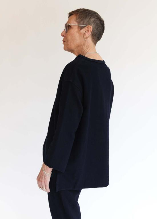  일레븐 스티치 긴팔 티셔츠 비치 티 - ELEVEN STITCH