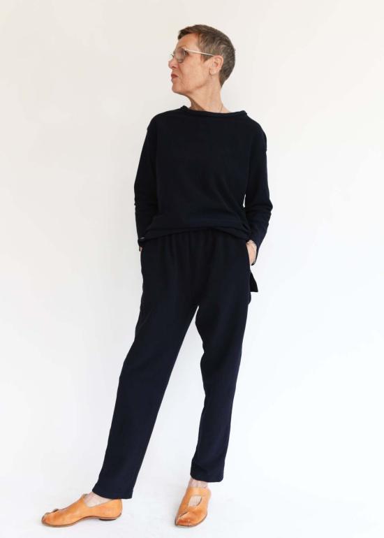  일레븐 스티치 긴팔 티셔츠 비치 티 - ELEVEN STITCH