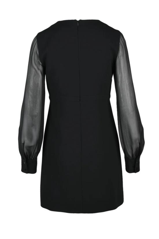 25SS 막스마라 미디 원피스 리트모 플레어 드레스 - 블랙 - MAX MARA