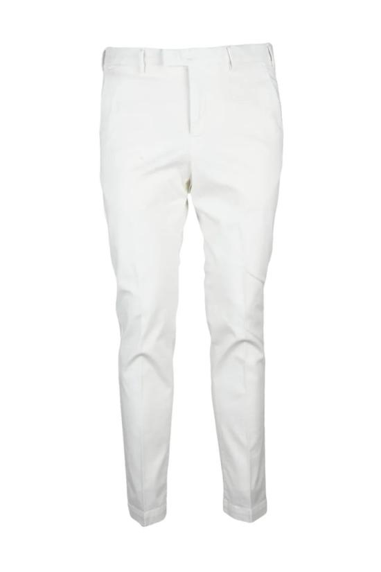 25SS 피티토리노 팬츠 신축성 있는 바지 - 흰색
