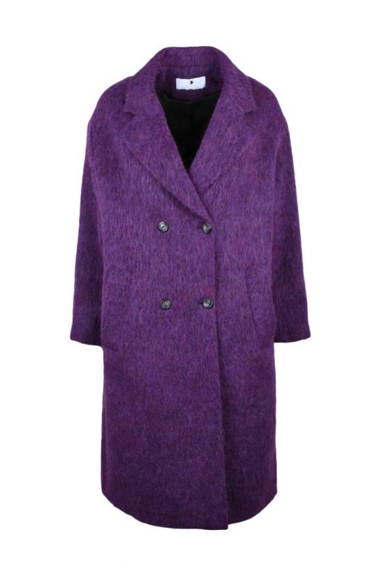  Oliver Horigamy 코트 더블 브레스트  - 퍼플
